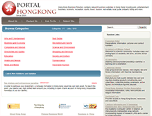 Tablet Screenshot of portalhongkong.com